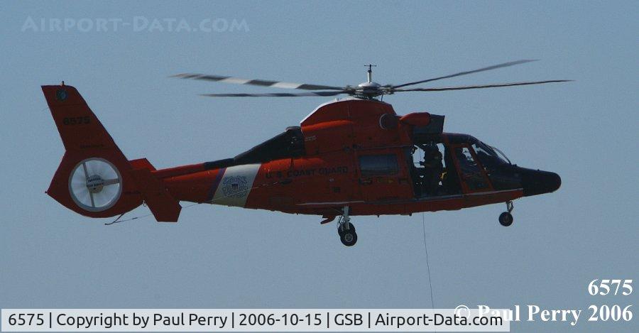 6575, Aerospatiale HH-65C Dolphin C/N 6271, The morning sun did not show me love, but I still had to shoot this Dolphin up from Savannah