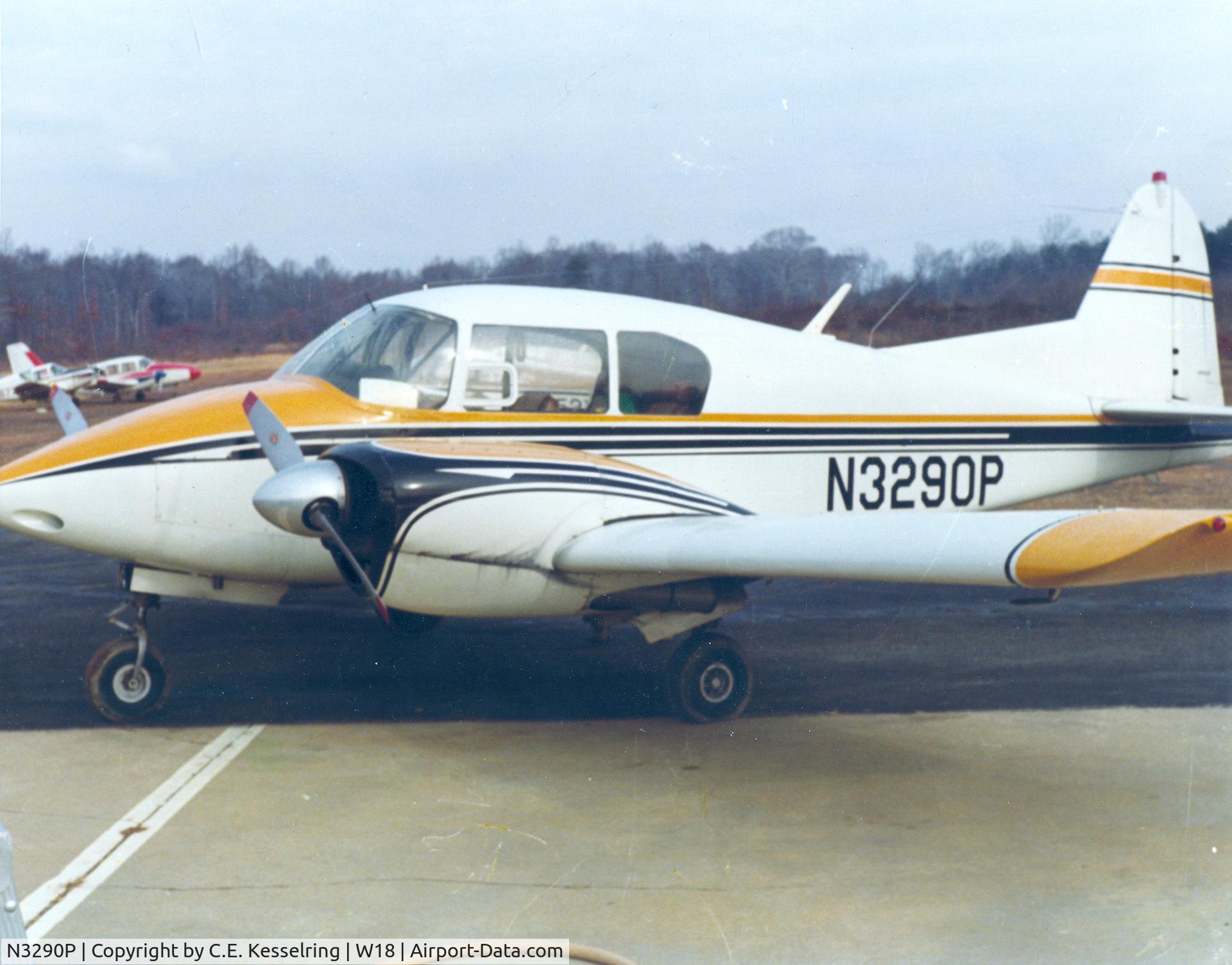 N3290P, 1957 Piper PA-23-160 Apache C/N 23-1240, I owned N3290P from 1975 thru 1976
