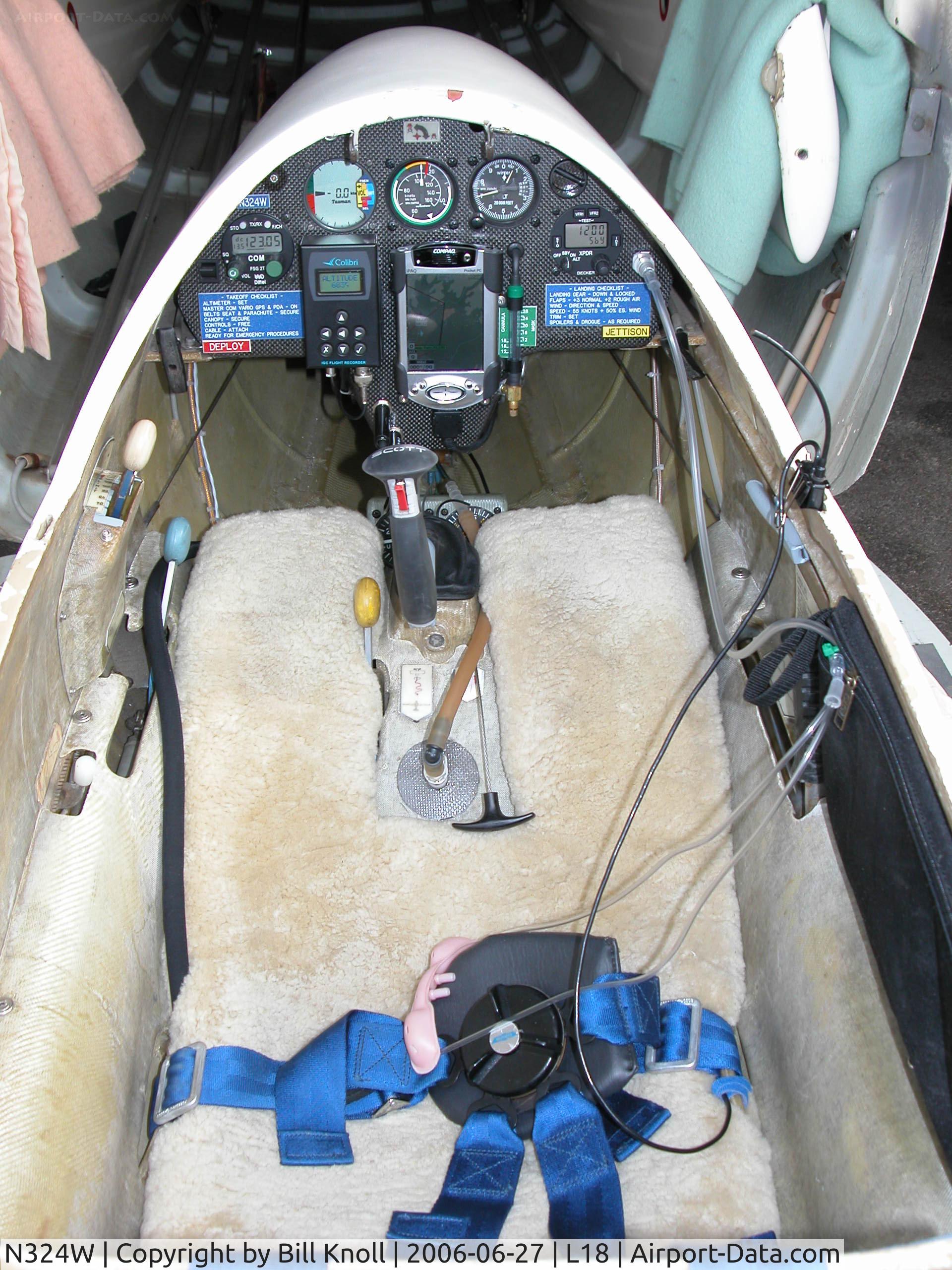 N324W, 1966 Glasflugel H 301 LIBELLE C/N 34, Rebuilt instrument panel