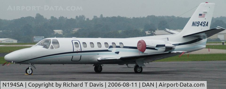 N194SA, 1993 Cessna 560 Citation V C/N 560-0238, 1993 Cessna 560 in Danville Va.