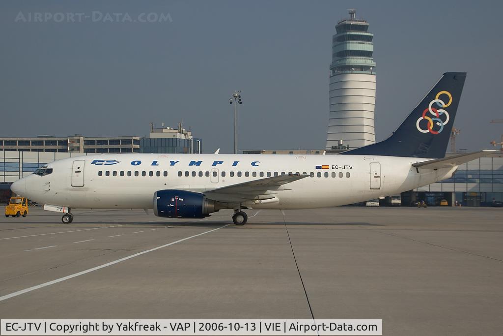 EC-JTV, 1988 Boeing 737-33A C/N 24027, Olympic Boeing 737-300
