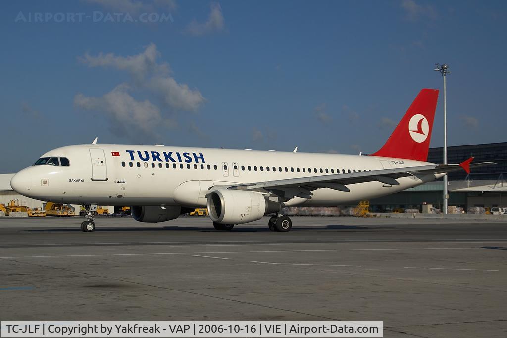 TC-JLF, 2001 Airbus A320-214 C/N 1413, Turkish Airlines Airbus 320