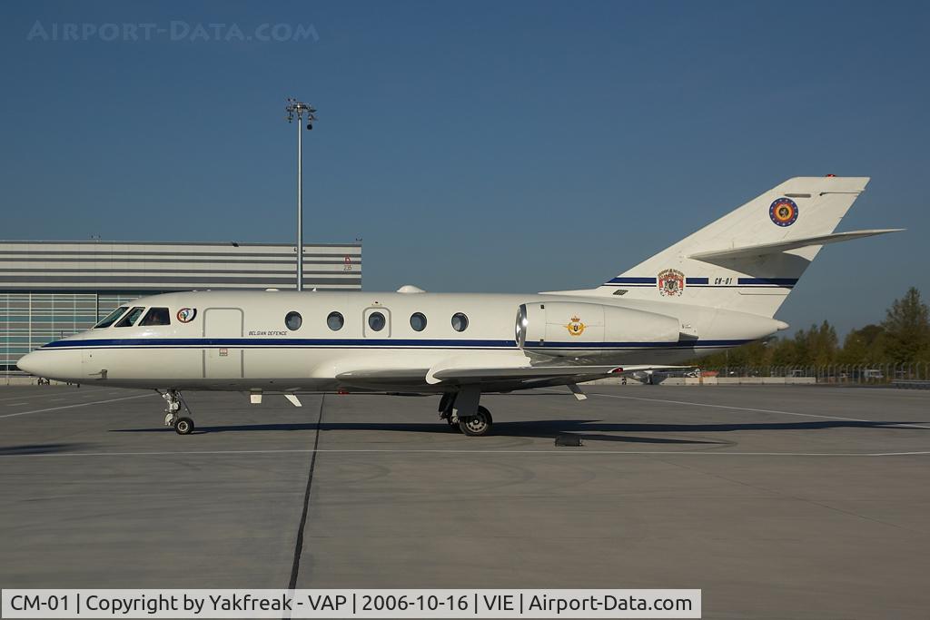 CM-01, 1973 Dassault Falcon (Mystere) 20E C/N 276, Belgian Air Force Falcon 20
