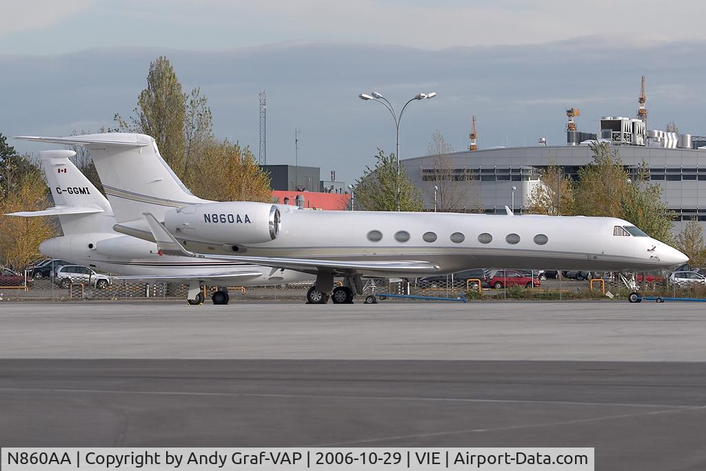 N860AA, 2005 Gulfstream Aerospace GV-SP (G550) C/N 5079, Gulf V