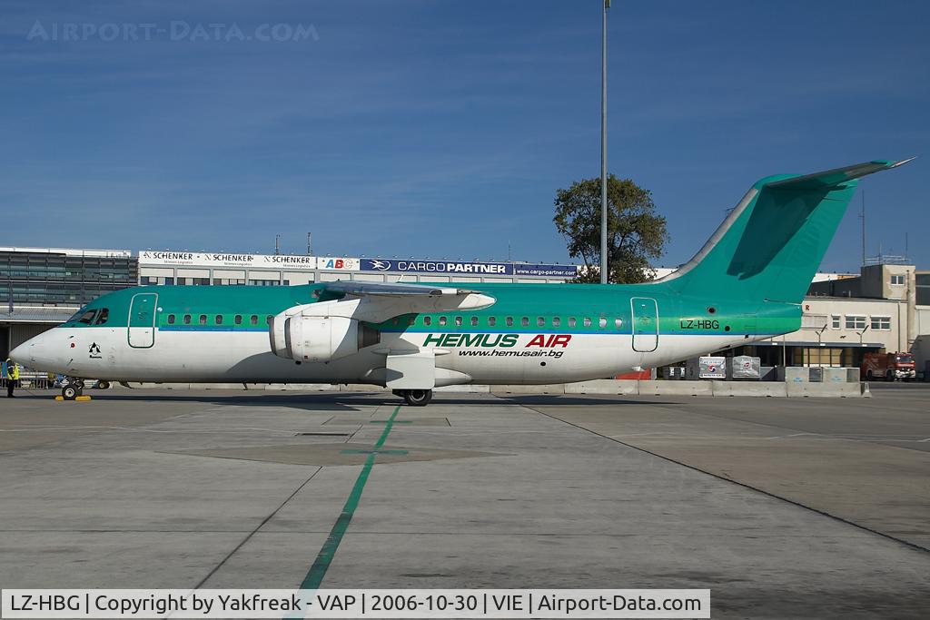 LZ-HBG, 1990 British Aerospace BAe.146-300 C/N E3146, Hemus Air Bae146-300 in basic Aer Lingus colors