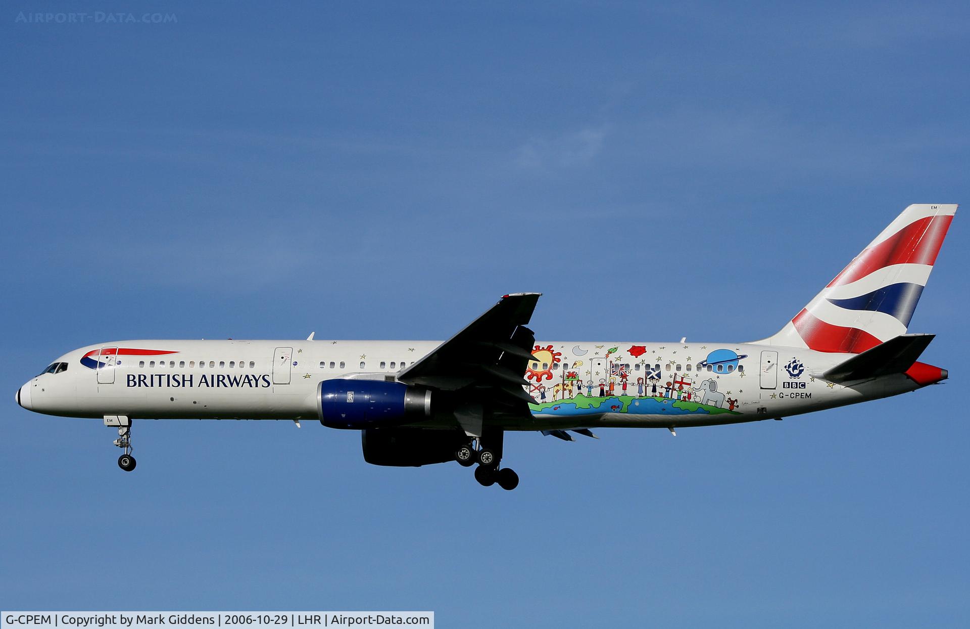 G-CPEM, 1997 Boeing 757-236 C/N 28665, Boeing 757-236  British Airways with special 