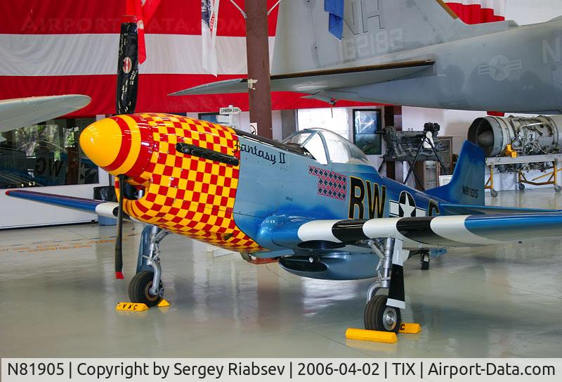 N81905, 1978 North American P-51D Mustang Replica C/N 001 (N81905), Valiant air command museum.