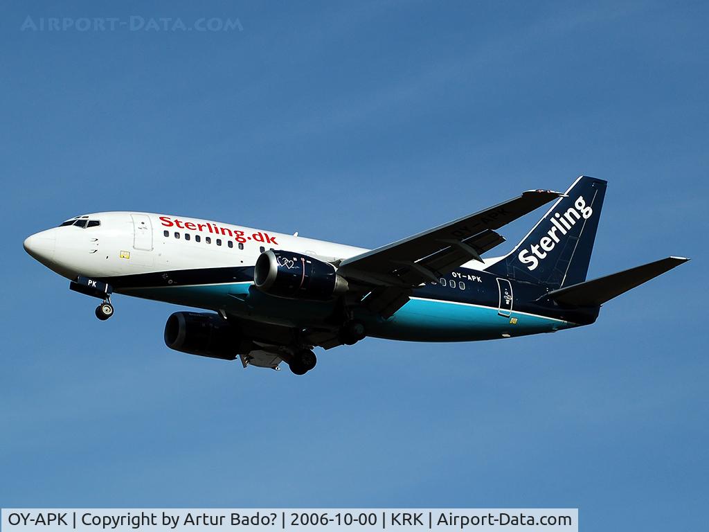 OY-APK, 1997 Boeing 737-5L9 C/N 28995, Sterling.dk