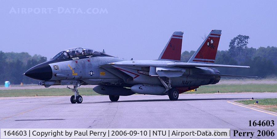 164603, Grumman F-14D Tomcat C/N 631, She survived the Cold War, and the Gulf, but changing times got on her six.