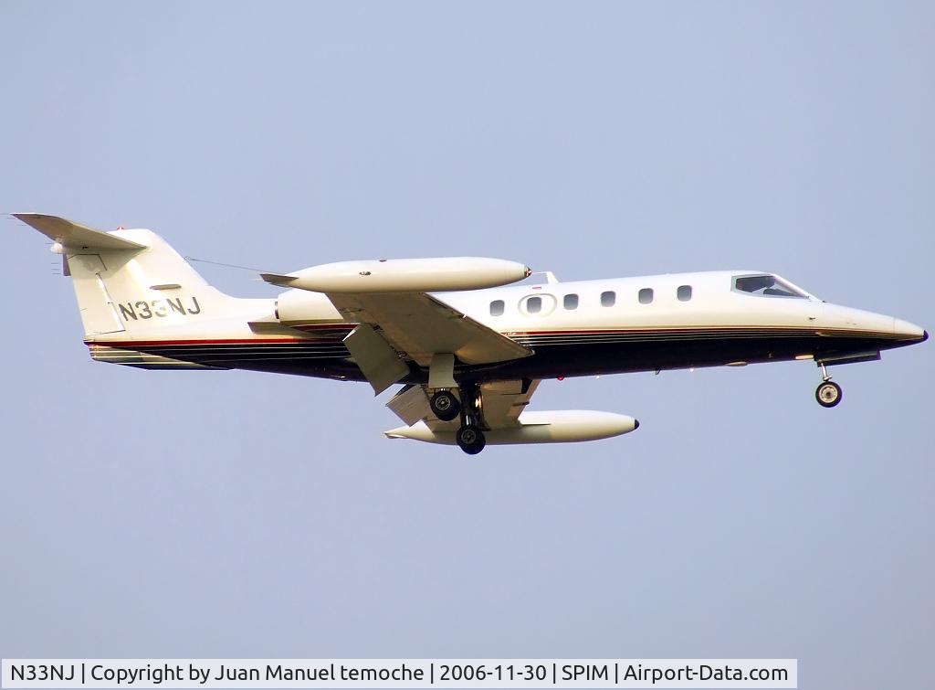 N33NJ, 1980 Gates Learjet 35A C/N 35A-305, Arriving at late afternoon