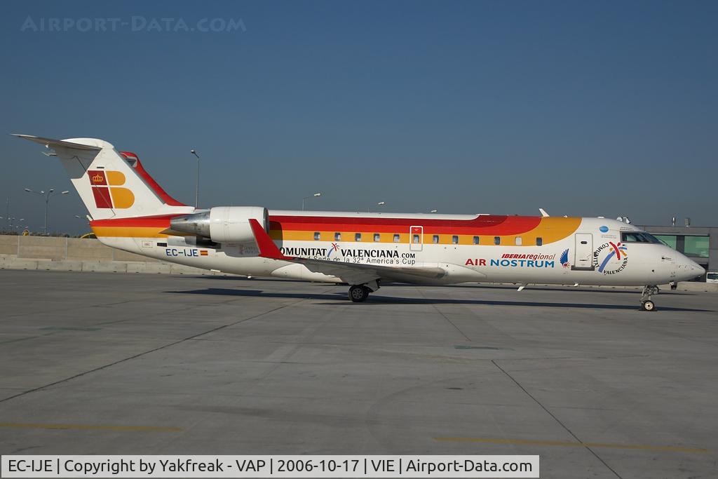 EC-IJE, 2002 Bombardier CRJ-200ER (CL-600-2B19) C/N 7700, Air Nostrum Regionaljet in Iberia colors