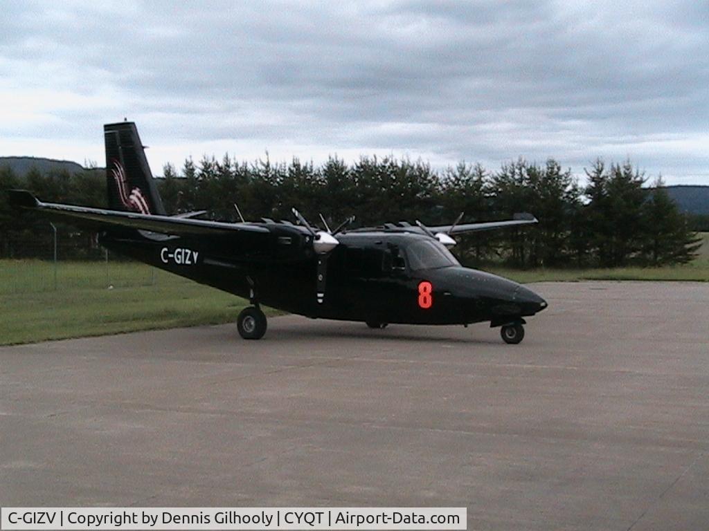 C-GIZV, 1964 Aero Commander 500B Commander C/N 1440-155, IZV on apron also known as Birddog 158