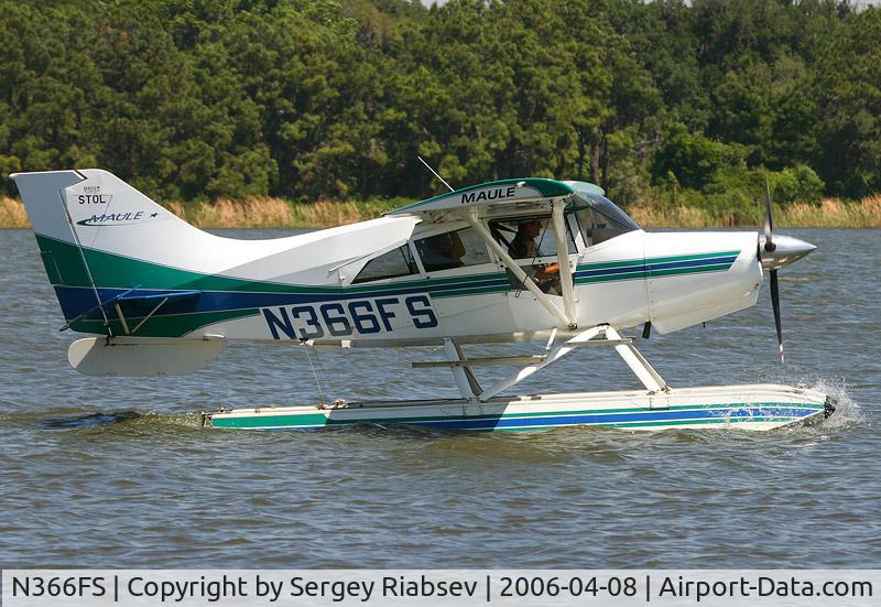 N366FS, 2003 Maule M-7-235B Super Rocket C/N 23075C, Lake Parker splash-in 2006.