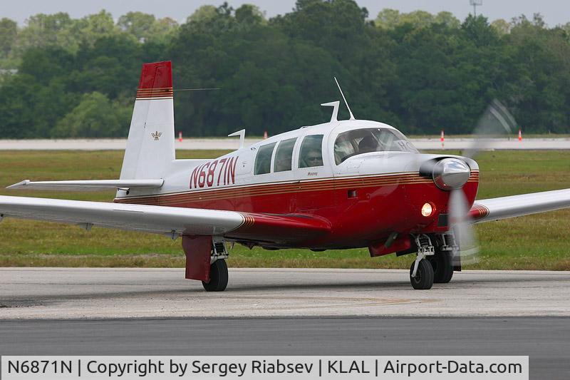 N6871N, 1968 Mooney M-20G Statesman C/N 680124, Sun-n-fun 2006