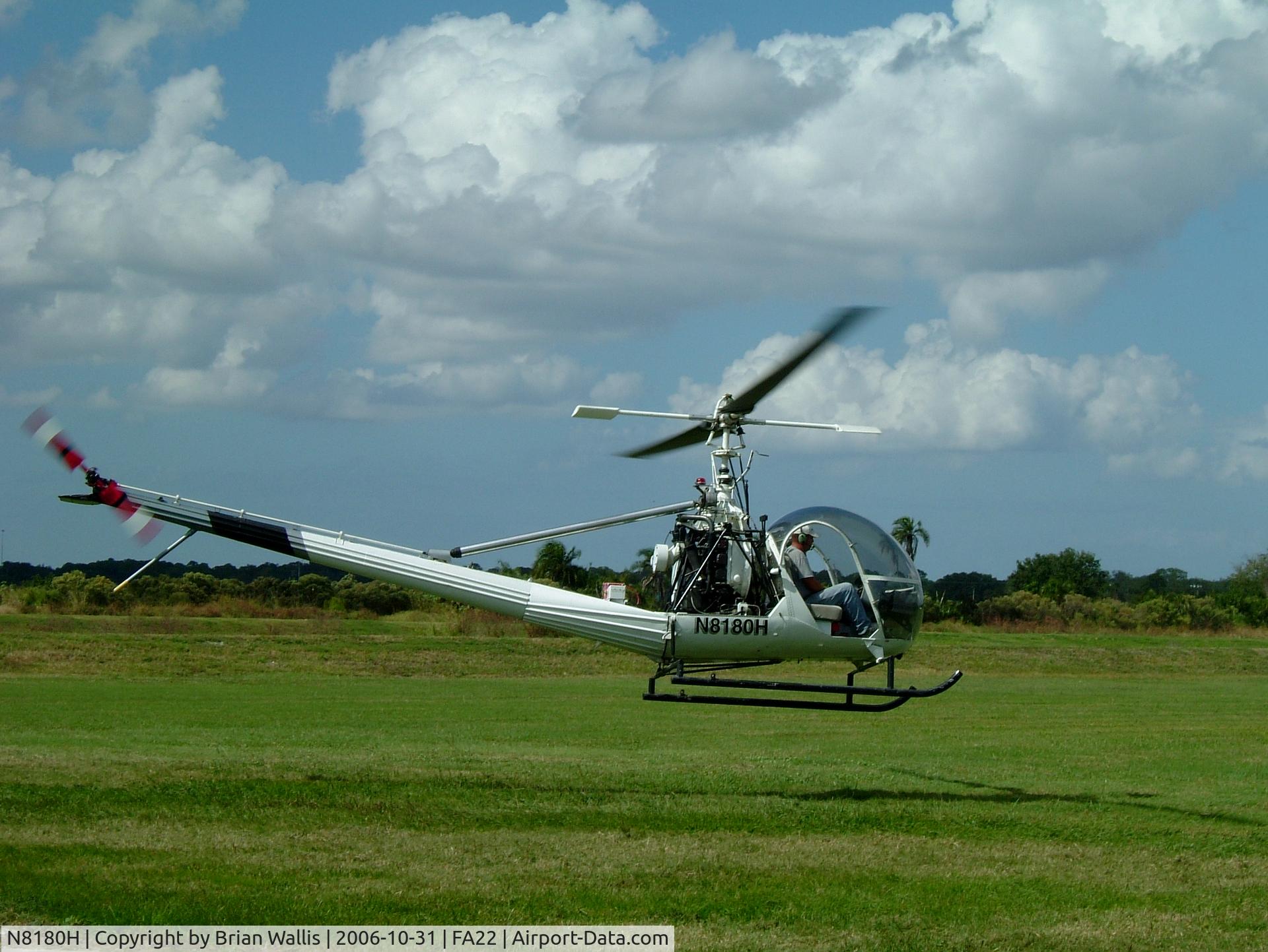 N8180H, 1950 Hiller UH-12A C/N 180, Hiller w Franklin 210hp