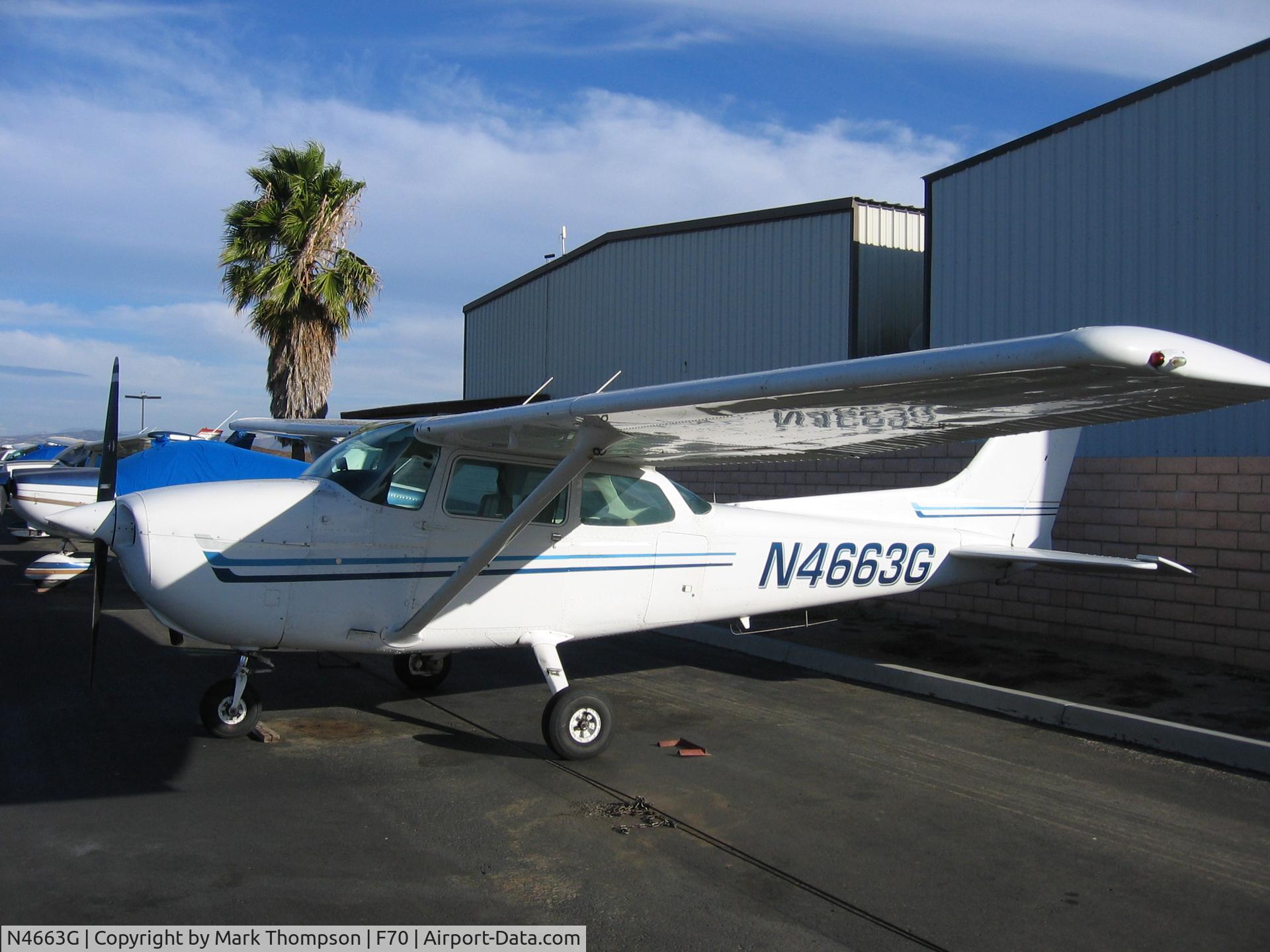 N4663G, 1979 Cessna 172N C/N 17273289, Based out of F70