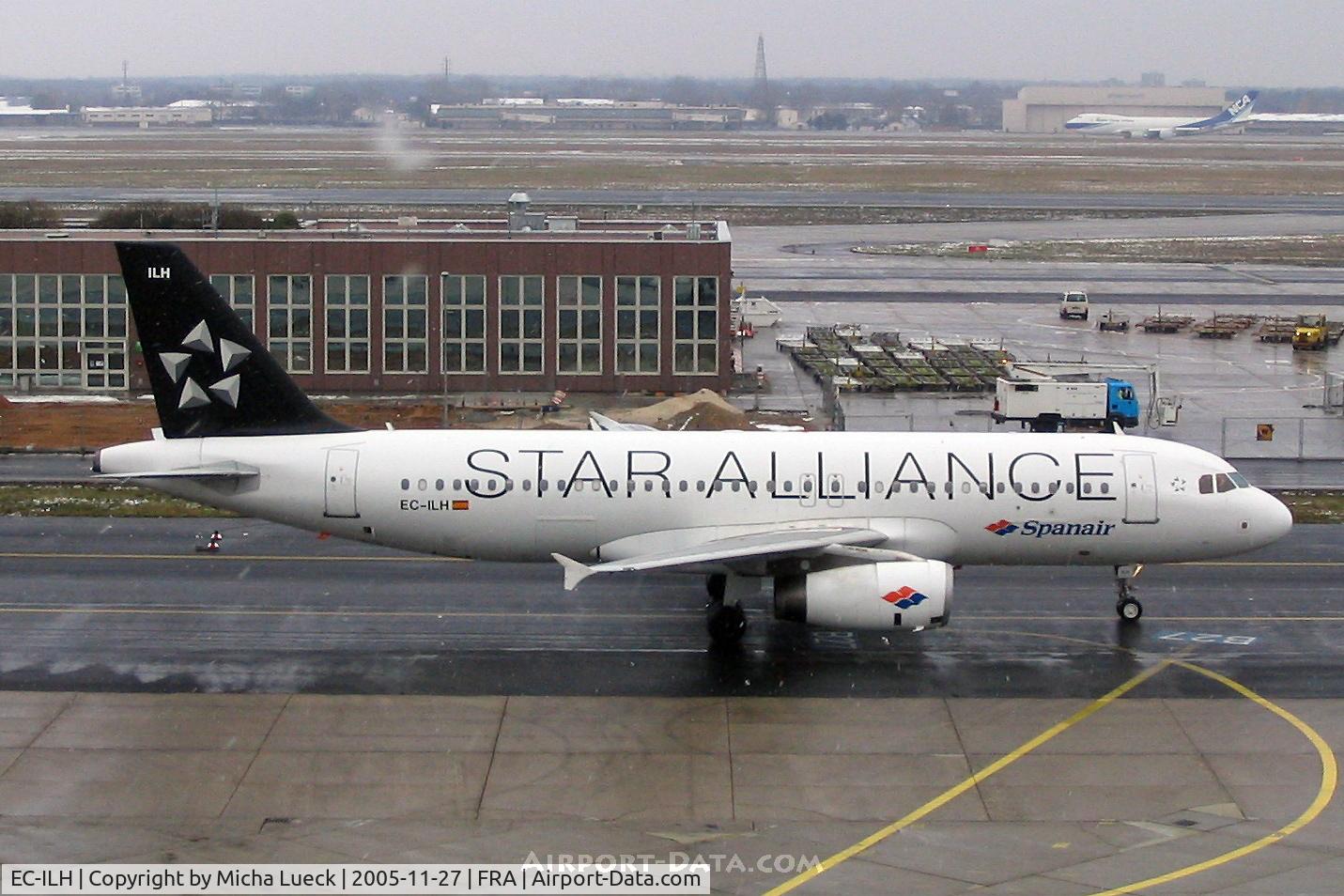 EC-ILH, 2002 Airbus A320-232 C/N 1914, Leaving Frankfurt
