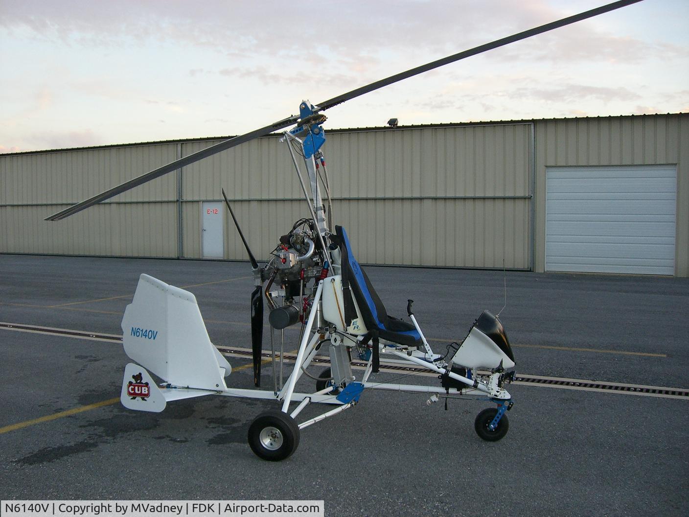 N6140V, 2002 Sport Copter Vortex C/N 88, HKS Powered Sportcopter with carbon fiber mounts
