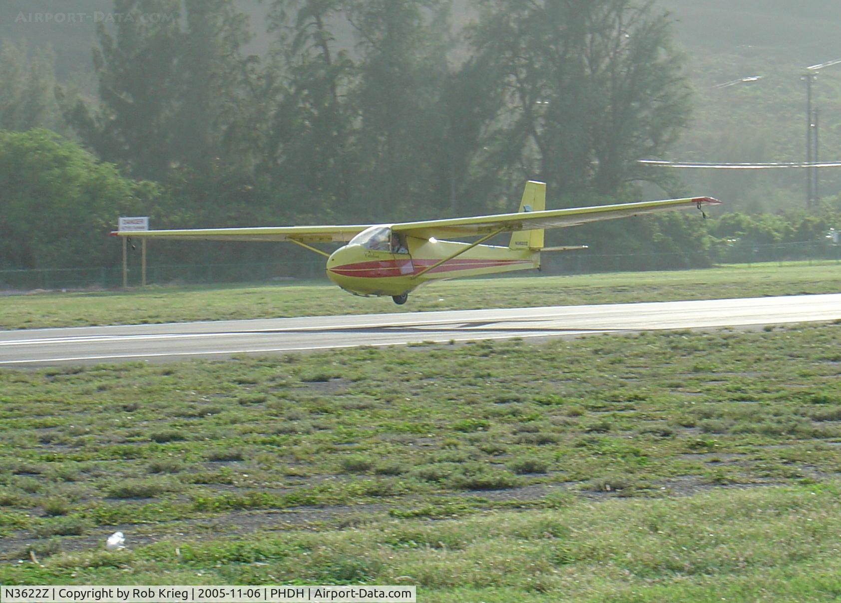N3622Z, Schweizer SGS 2-33A C/N 575, Landing at Dillingham