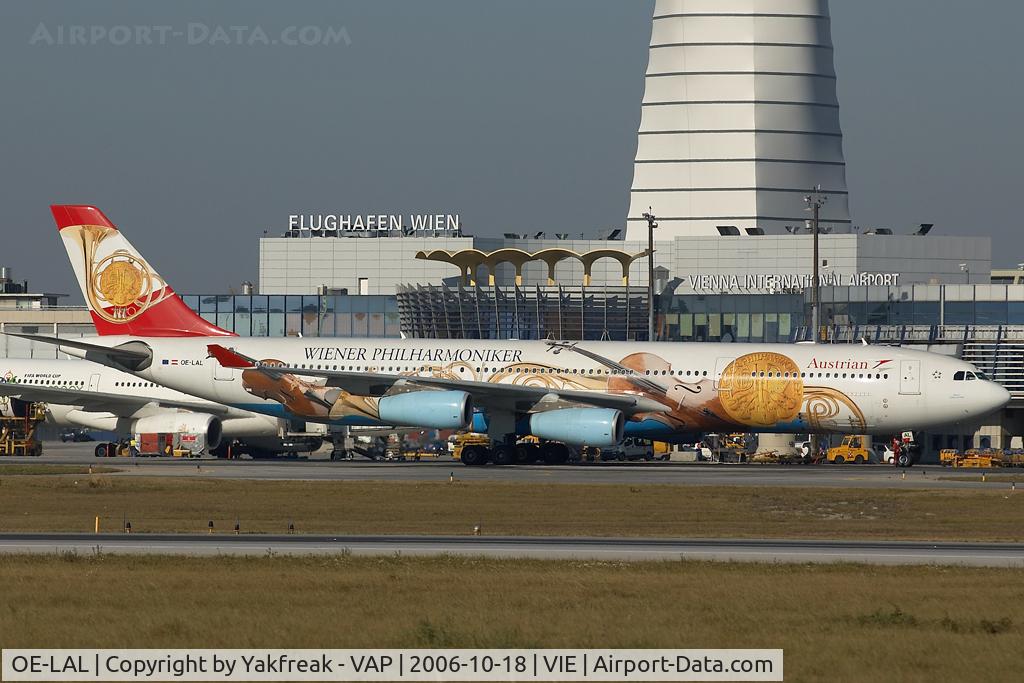 OE-LAL, 1999 Airbus A340-313 C/N 263, Austrian Airlines Airbus 340-300 in special colors