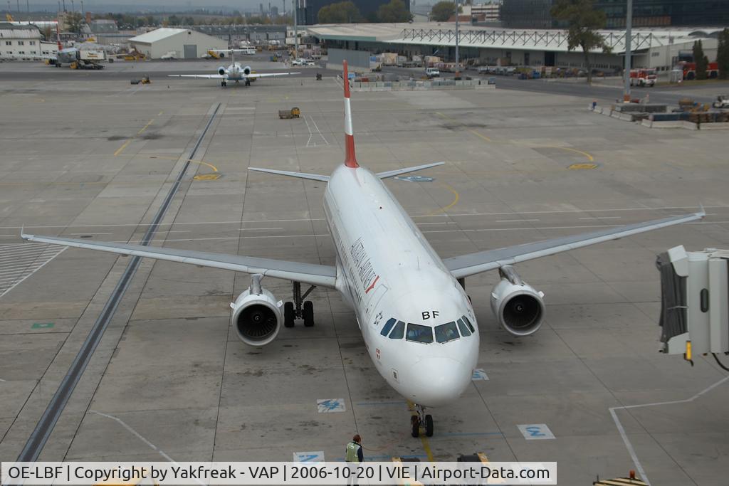OE-LBF, 2001 Airbus A321-211 C/N 1458, Austrian Airlines Airbus 321