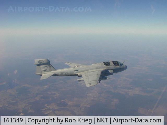 161349, Grumman EA-6B Prowler C/N P-93, VMAQ-3 over NC