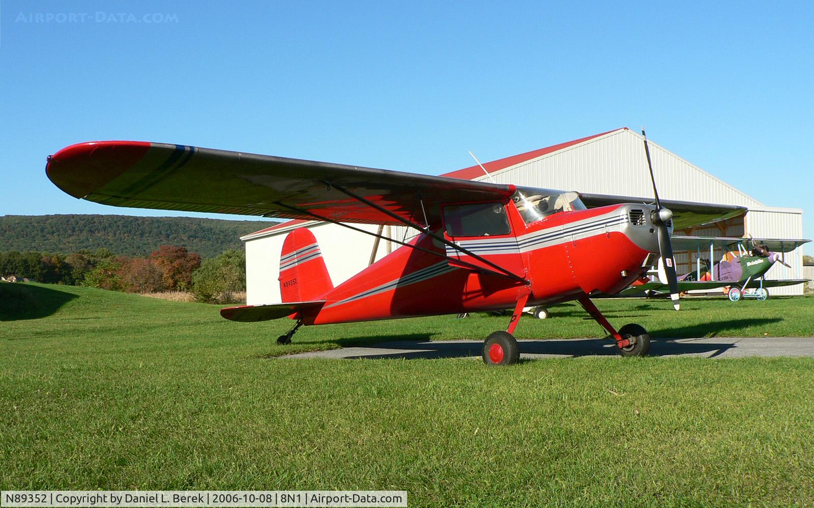 N89352, 1946 Cessna 140 C/N 8380, Georgeous red 1940s Cessna 140!