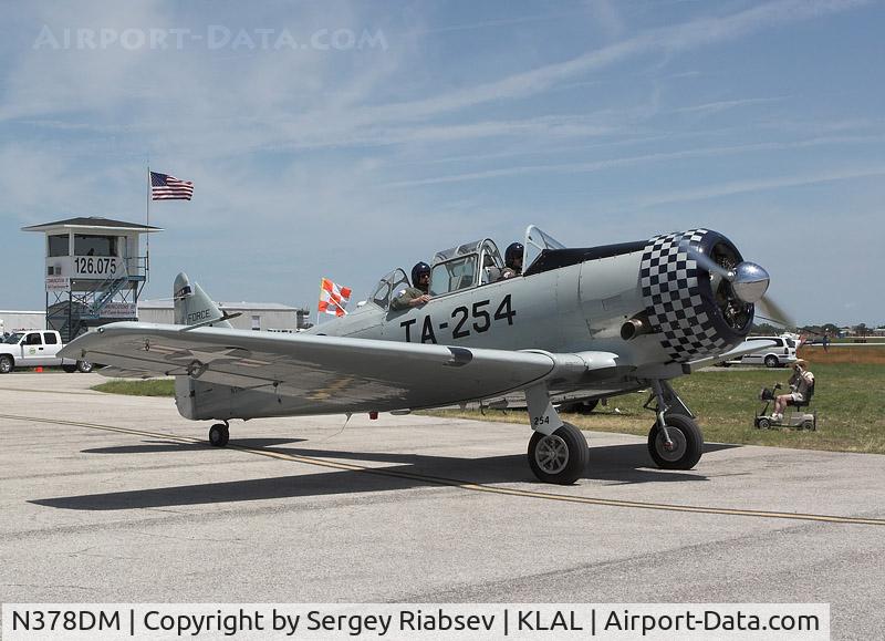 N378DM, 1949 North American T-6G Texan C/N 168-358, Sun-n-fun 2005