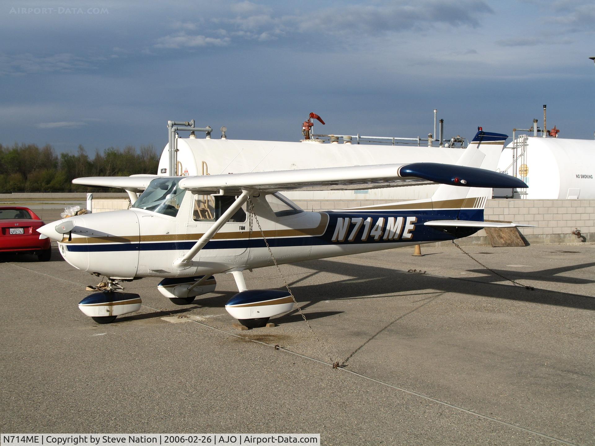 N714ME, 1977 Cessna 150M C/N 15079275, 1977 Cessna 150M @ Corona Municipal airport, CA