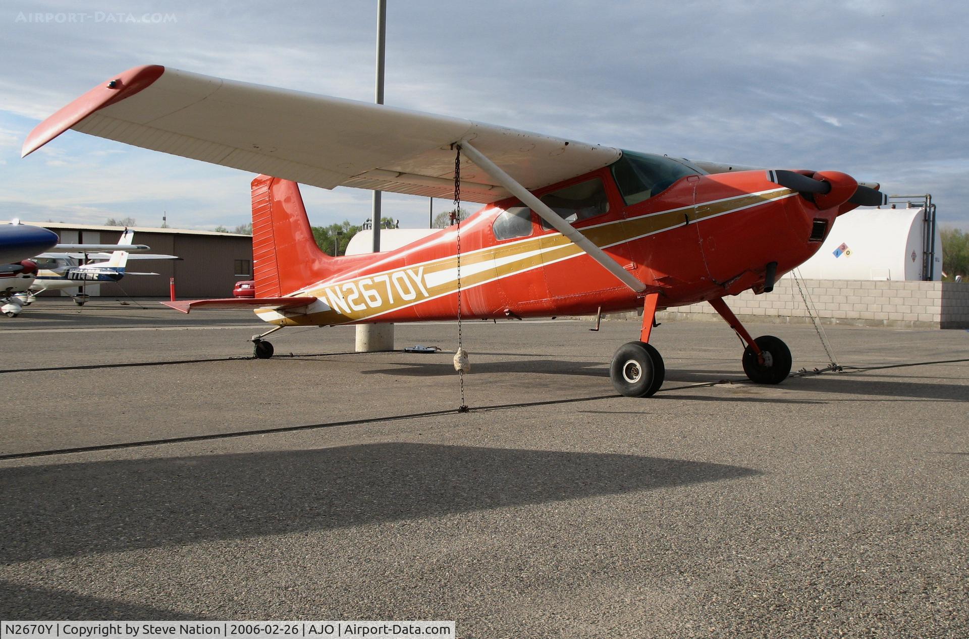 N2670Y, 1962 Cessna 180E C/N 18051170, 1962 Cessna 180E @ Corona Municipal Airport, CA