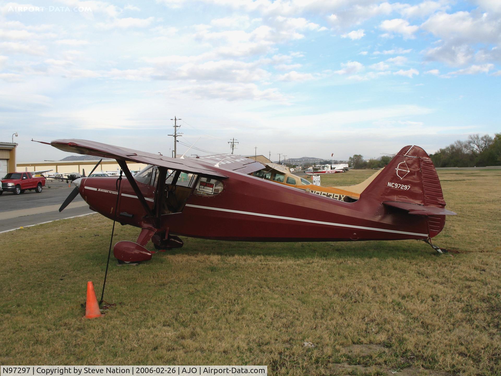 N97297, 1946 Universal Stinson 108 C/N 108-297, 1948 Universal Stinson 108 as 