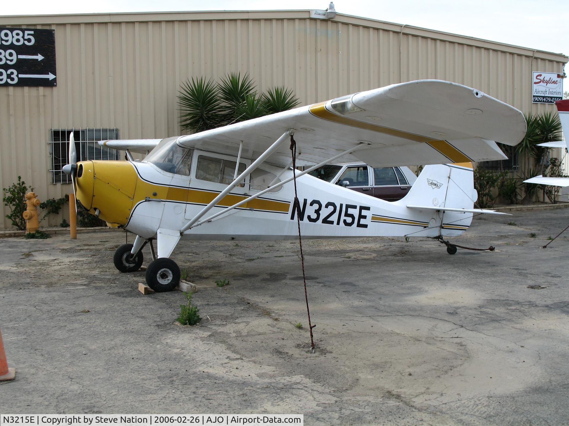 N3215E, 1946 Aeronca 11AC Chief C/N 11AC-1558, 1946 Aerona 11AC @ Corona Municipal Airport, CA