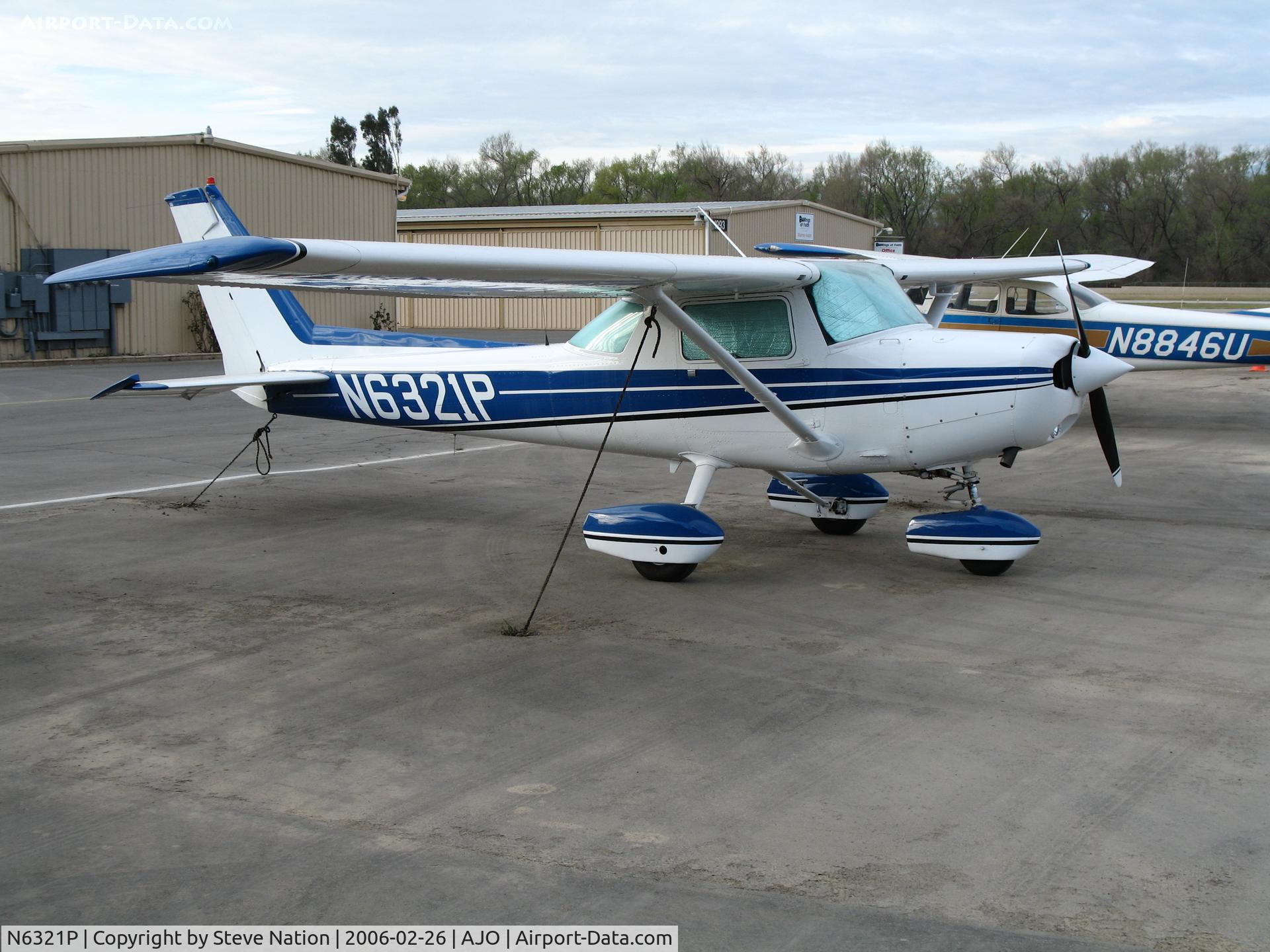 N6321P, 1981 Cessna 152 C/N 15284999, 1981 Cessna 152 @ Corona Municipal Airport, CA