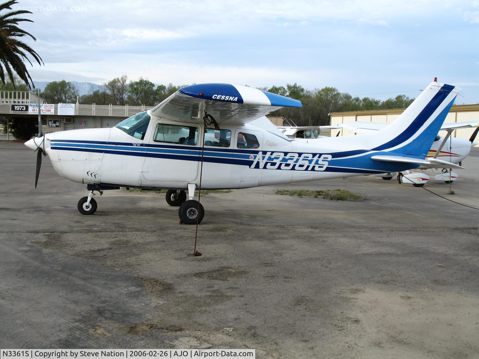 N3361S, 1969 Cessna 210J Centurion C/N 21059161, 1969 Cessna 210J visiting from Utah  @ Corona Municipal Airport, CA