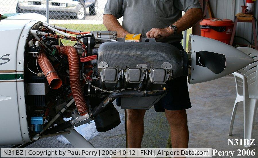 N31BZ, 2005 Vol Mediterrani VM-1 Esqual C/N E180070, Closeup of the Jabiru engine.  Tune up with NGK plugs, NAPA oil filter, and K&N air filter. That just puts a smile on My face!