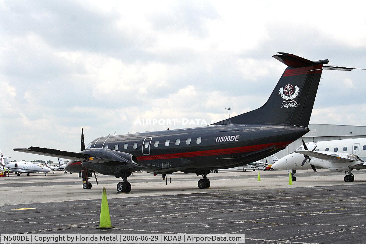 N500DE, 1989 Embraer EMB-120ER Brasilia C/N 120.118, NASCAR Dale Earnhardt Inc. EMB-120 in for Pepsi 400 race