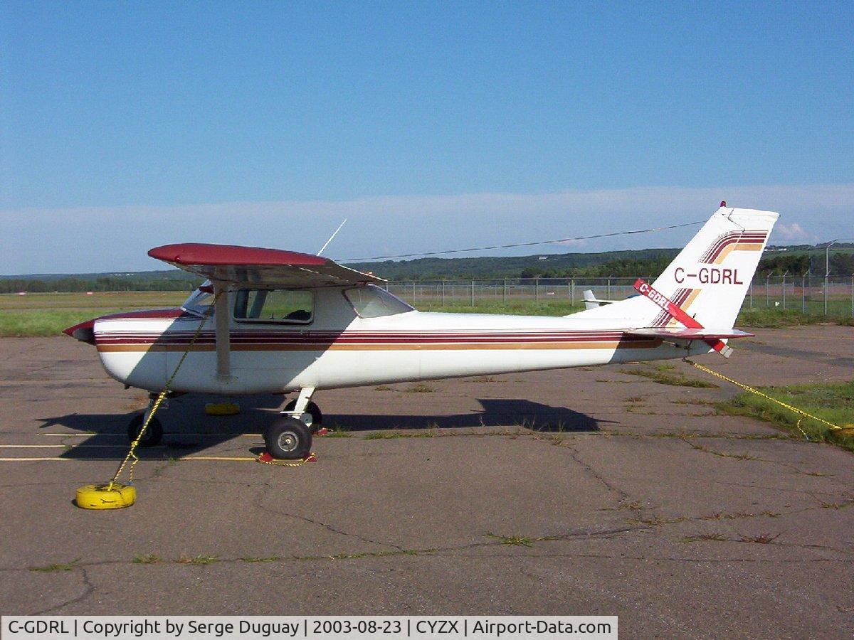 C-GDRL, 1967 Cessna 150H C/N 15067255, Parked at 14 Wing Greenwood NS Canada
