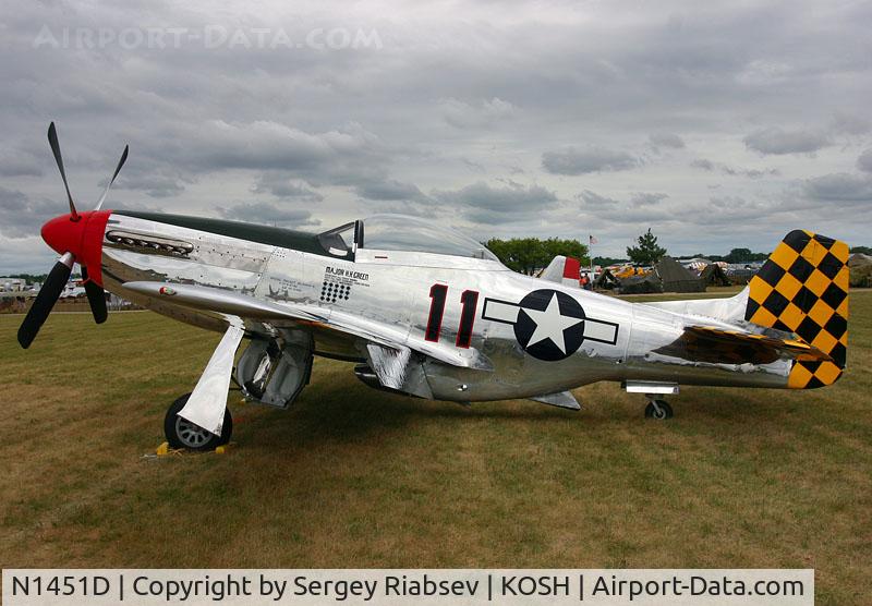 N1451D, 1944 North American P-51D Mustang C/N 44-74446A, EAA AirVenture 2005