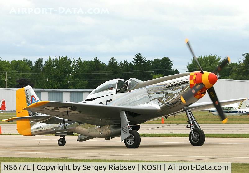 N8677E, 1944 North American F-51D Mustang C/N 44-74865, EAA AirVenture 2005