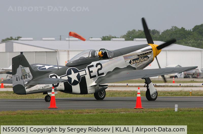 N5500S, 1944 North American F-51D Mustang C/N 44-63655, Sun-n-fun 2006