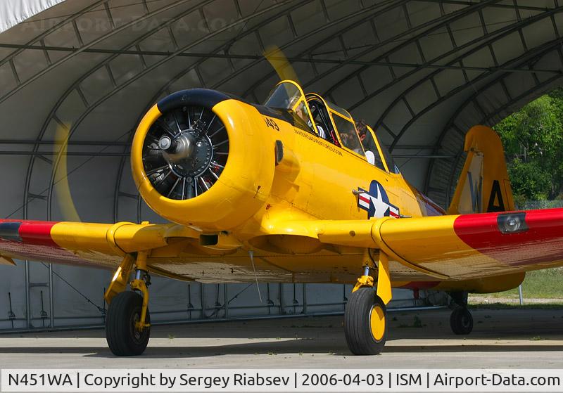 N451WA, 1945 North American SNJ-6 Texan C/N 121-43012, Taken at ISM