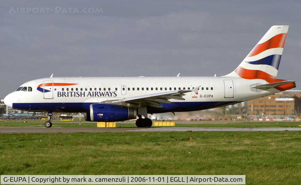 G-EUPA, 1999 Airbus A319-131 C/N 1082, A.319