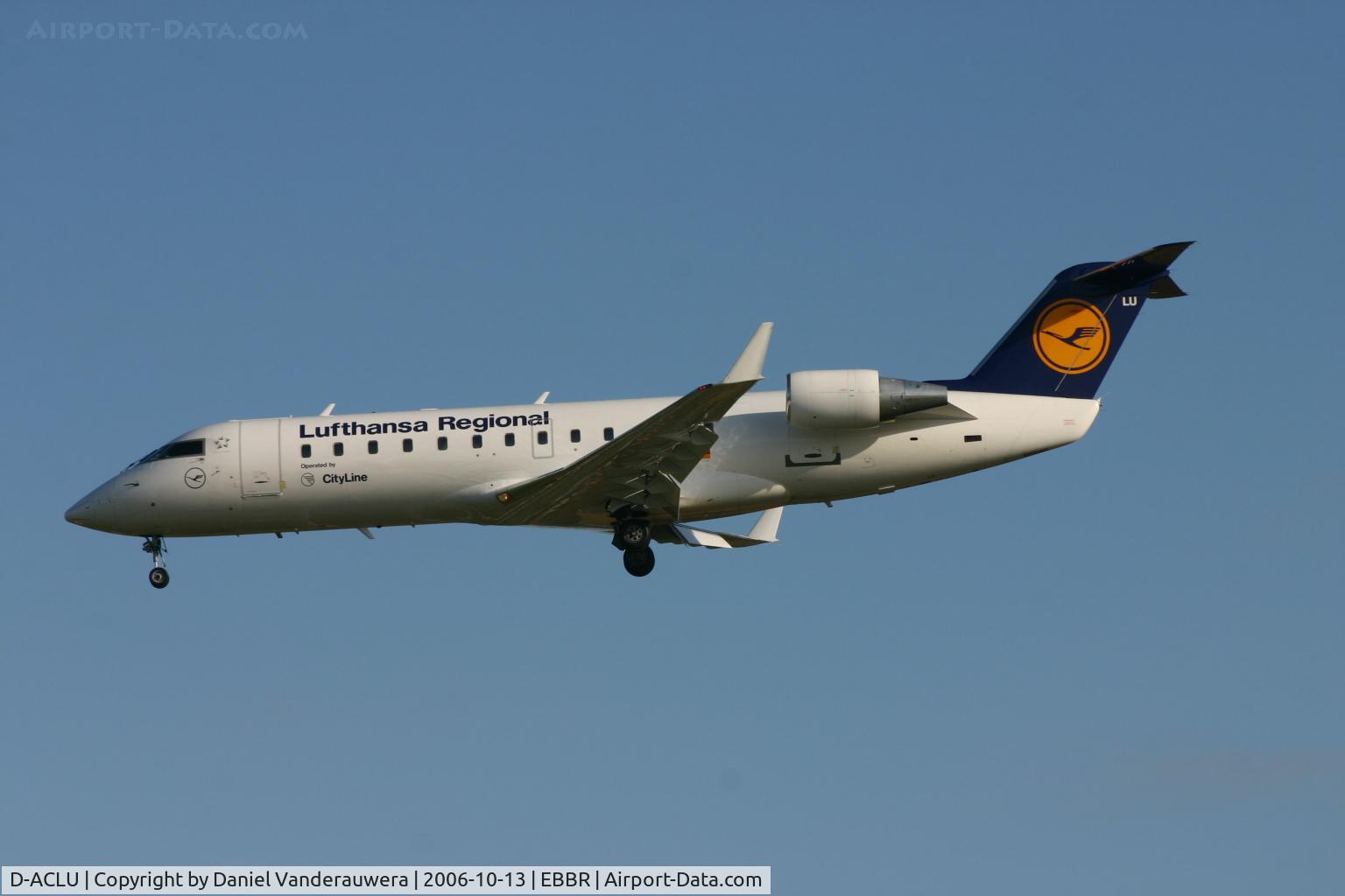 D-ACLU, 1996 Canadair CRJ-200LR (CL-600-2B19) C/N 7104, arrival of flight LH4634 from Stuttgart