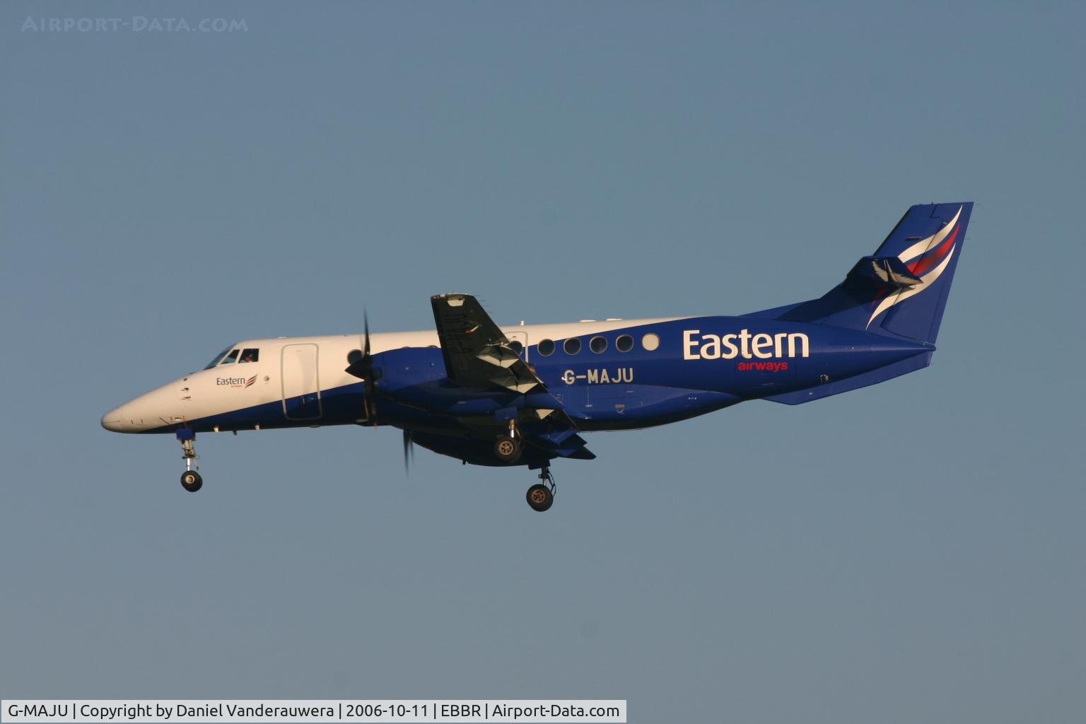 G-MAJU, 1995 British Aerospace Jetstream 41 C/N 41071, arrival of flight T3 4471