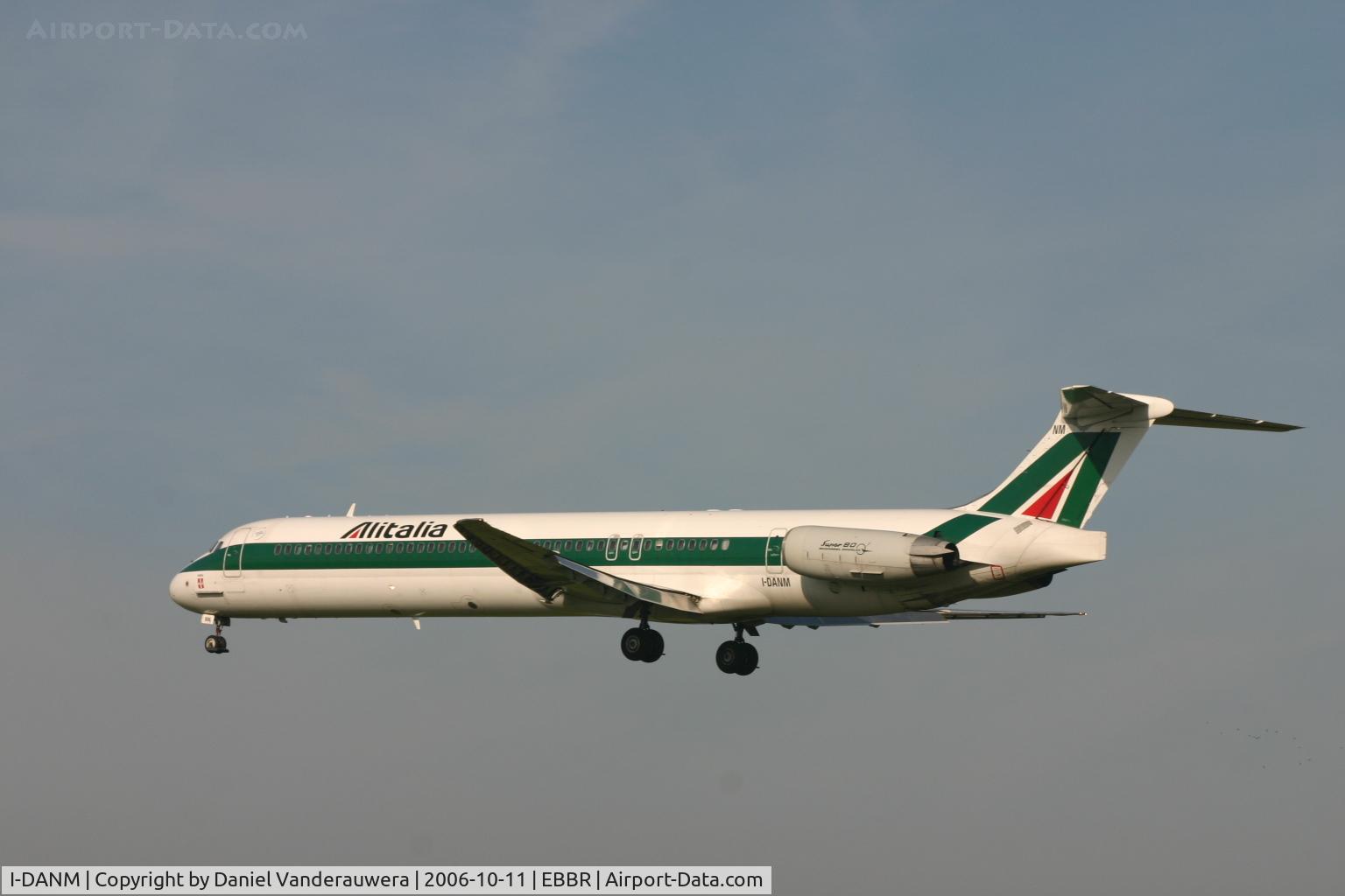 I-DANM, 1992 McDonnell Douglas MD-82 (DC-9-82) C/N 53179, arrival of VICENZA