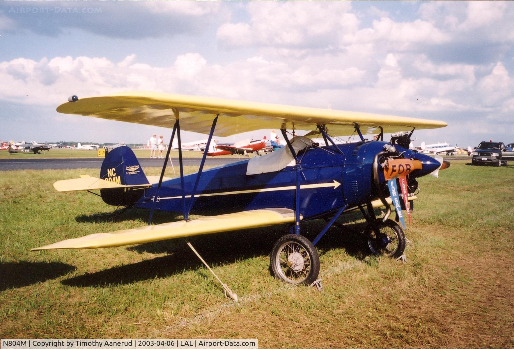 N804M, 1929 Arrow SPORT C/N 431, Sun-n-Fun 2003