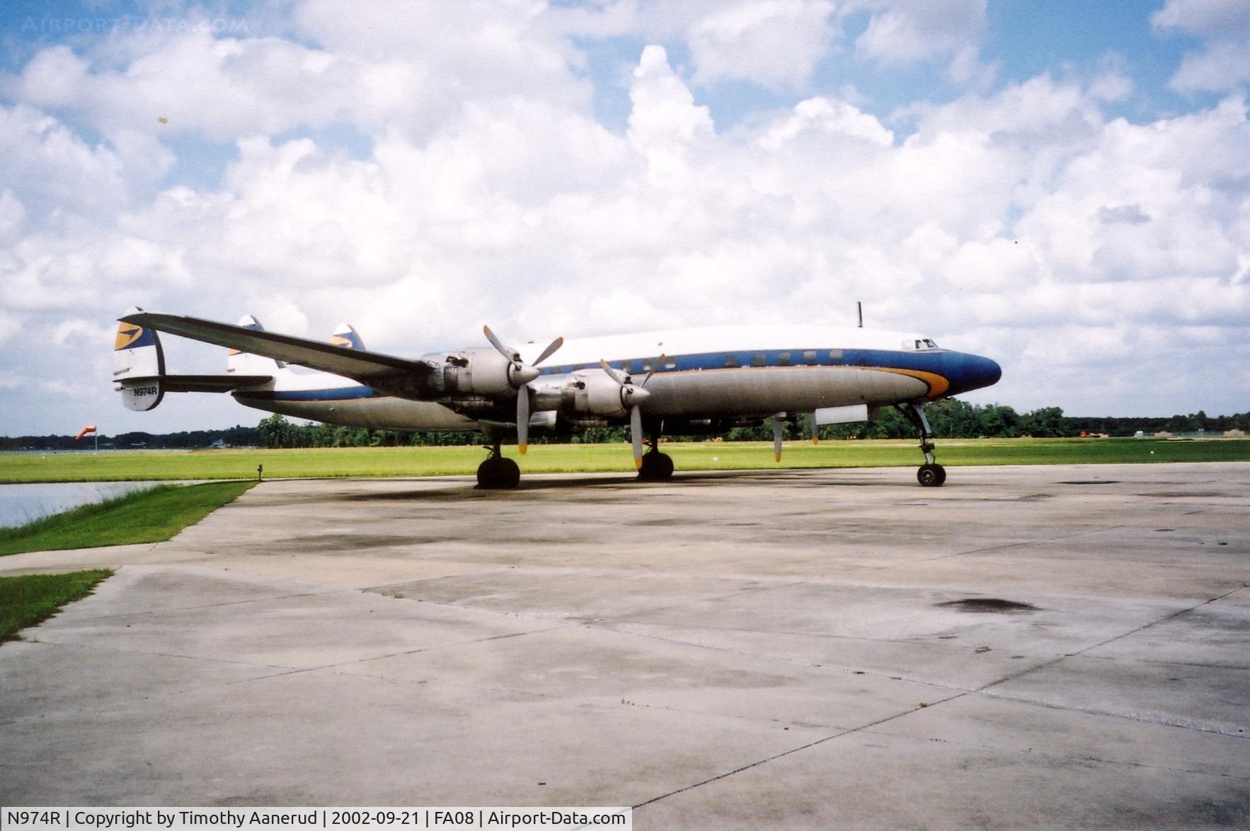 N974R, 1957 Lockheed L-1649A-98 Starliner C/N 1040, Parked at Fantasy of Flight