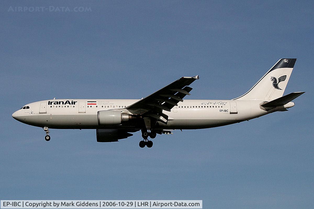 EP-IBC, 1992 Airbus A300B4-605R C/N 632, EP-IBC  Airbus A300B4-605R  Iran Air