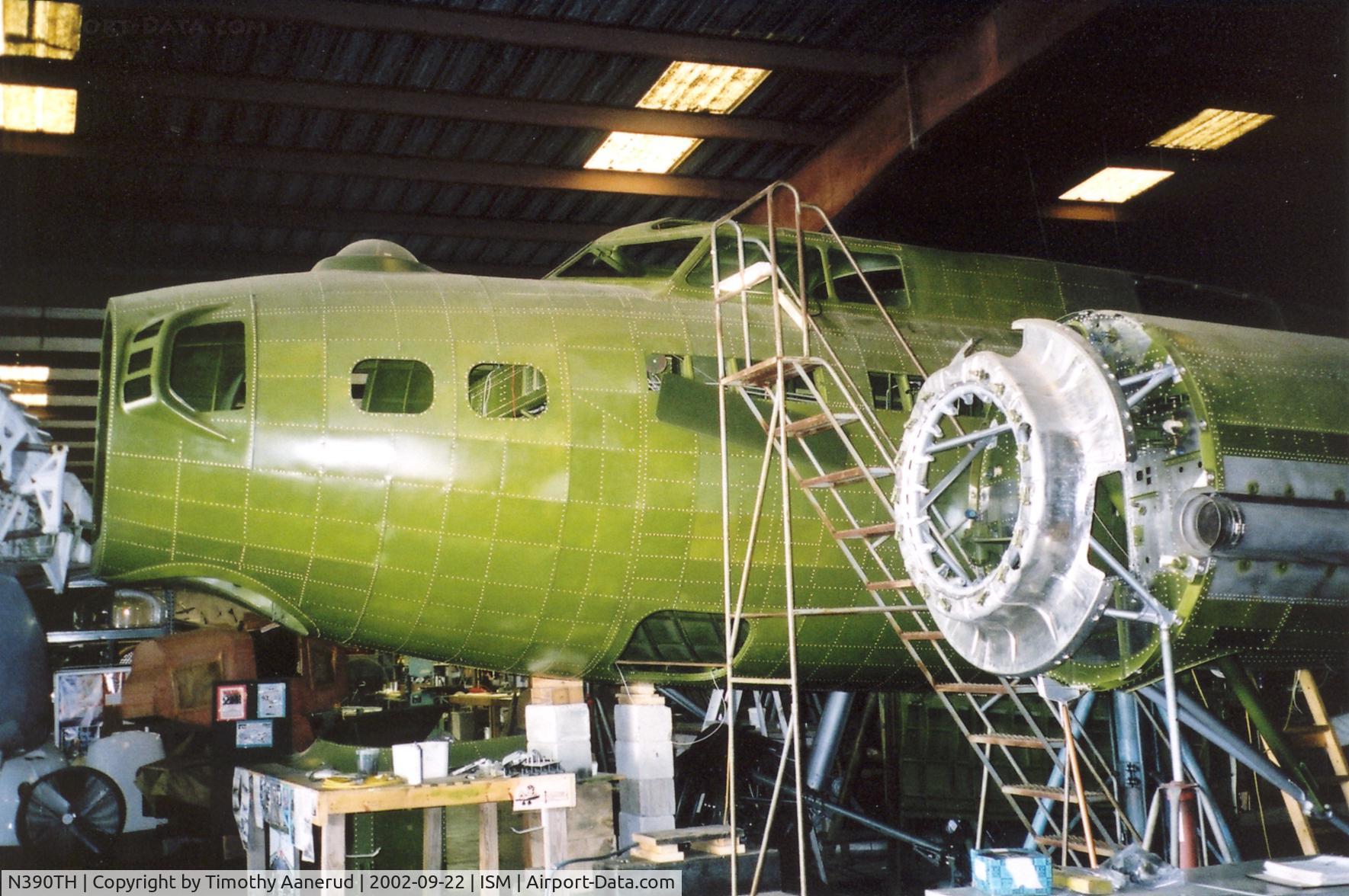 N390TH, 1944 Boeing B-17G Flying Fortress C/N Not found 44-85734, The Liberty Belle during restoration at the Flying Tiger Warbird Restoration Museum
