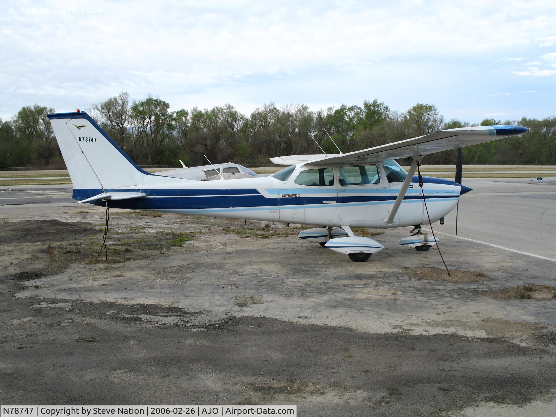 N78747, 1968 Cessna 172K Skyhawk C/N 17257743, 1968 Cessna 172K @ Corona Municipal Airport, CA